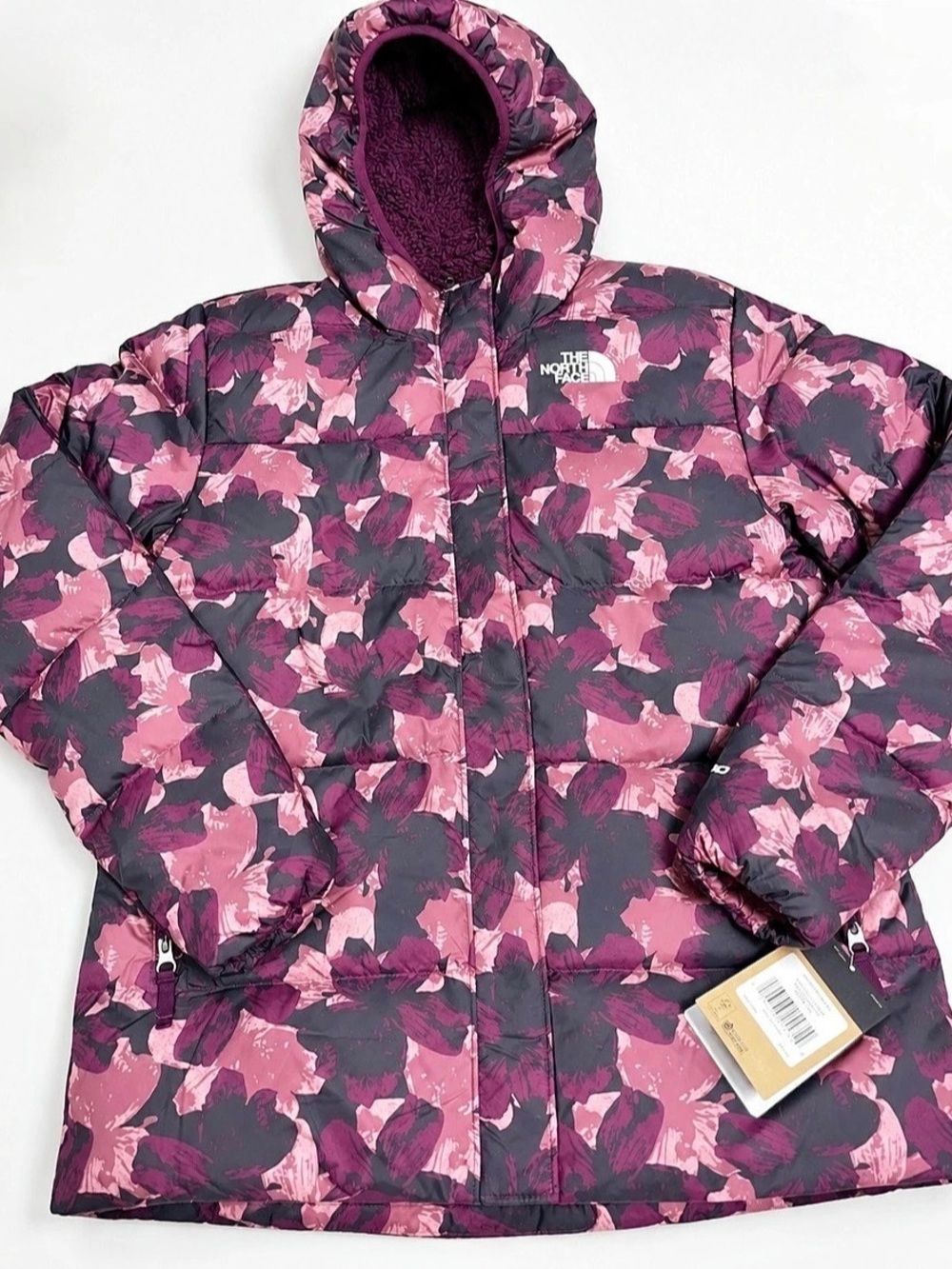 The North Face Girls Down Puffer Jacket XL 14/16
Floral (Fits Women's S/M)